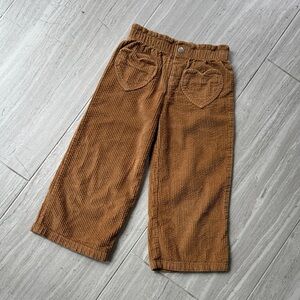 Girls Tan Corduroy Pants